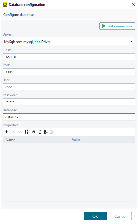 ReadyAPI: Configuring the database connection