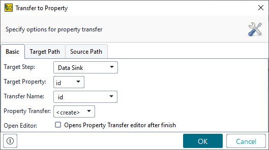 ReadyAPI: Transfer to property dialog