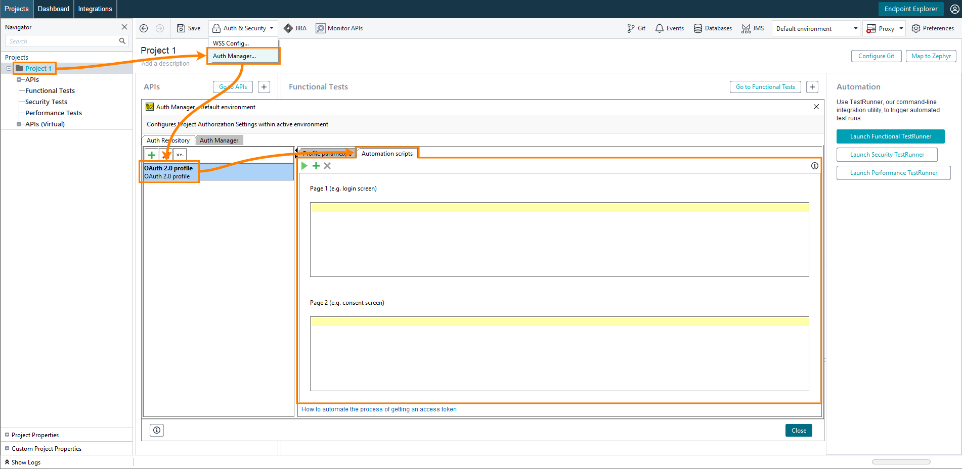 Auth manager