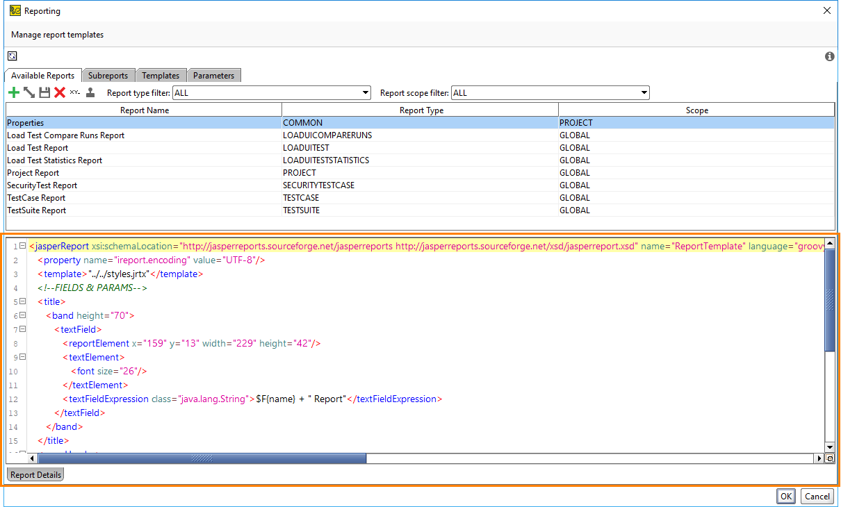 ReadyAPI: The new report template