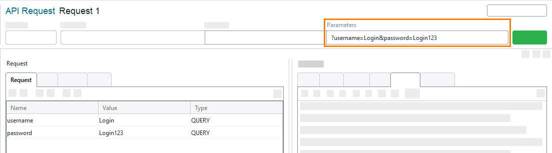 QUERY parameters