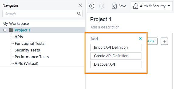 Add API flyout menu Add API flyout menu