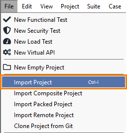 Web service testing with ReadyAPI: Open sample project