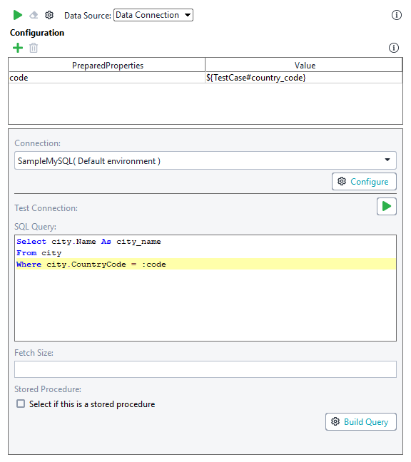 The Data Connection data source