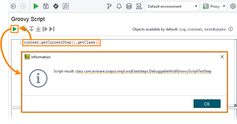 Scripting editor: Get object class