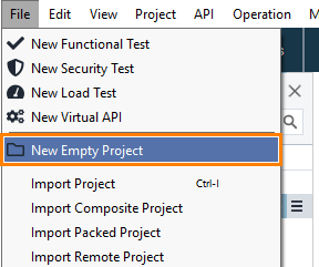 Create a new project