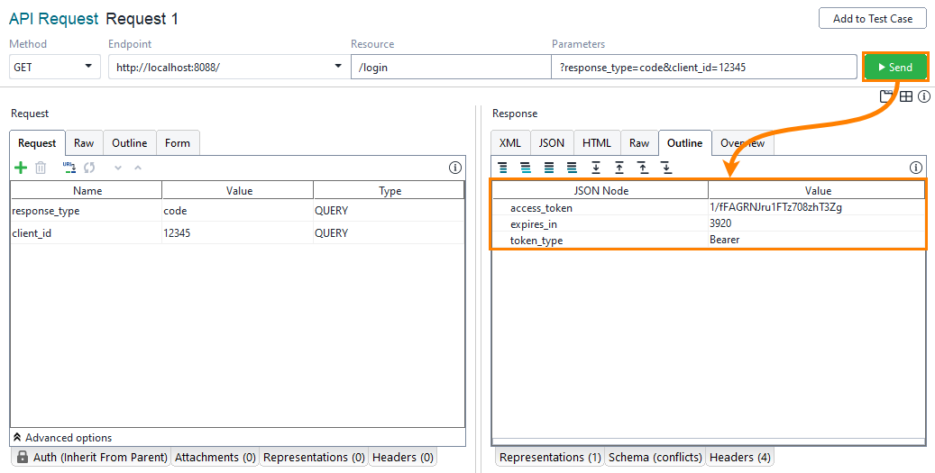 Service virtualization and API testing: Running test request
