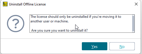 Ready Confirm Uninstall Slm