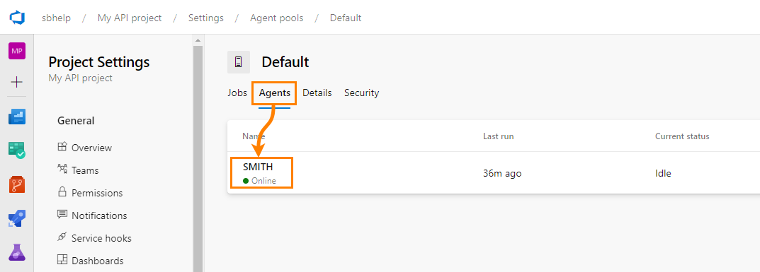 Select an agent