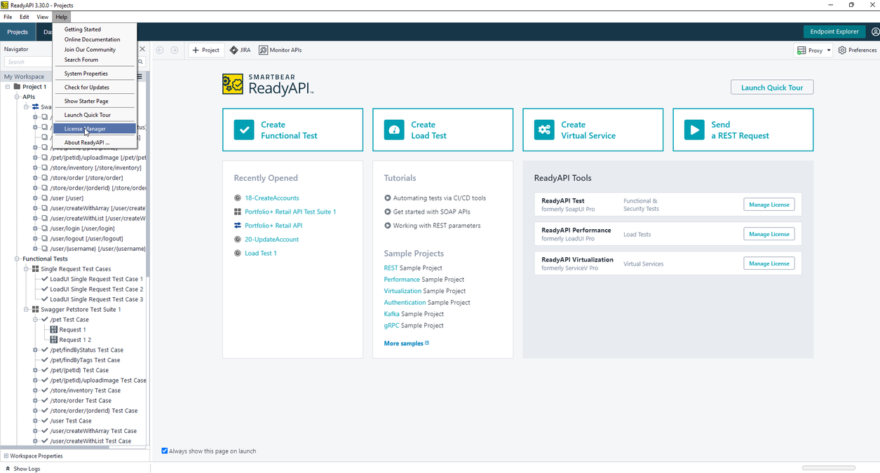 open license manager