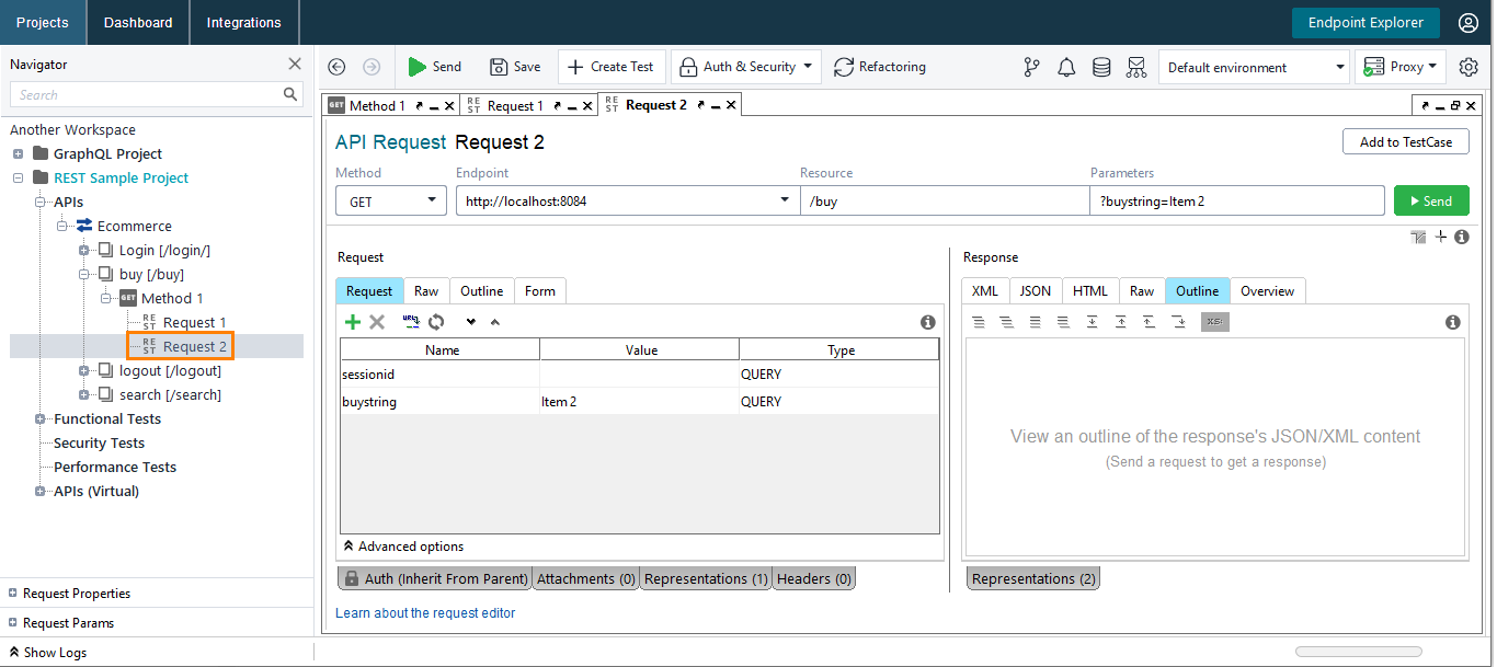 A method with new request