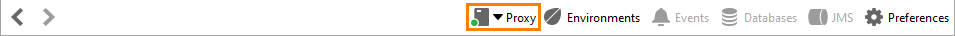 Proxy indicator ON