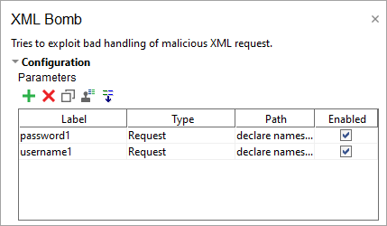 ReadyAPI: Configuring the XML Bomb scan ReadyAPI: Configuring the XML Bomb scan