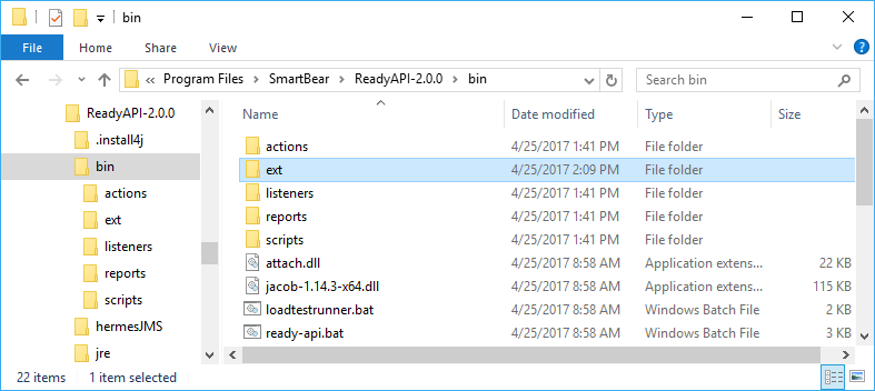 The ntlmauth.dll file in the ReadyAPI installation directory