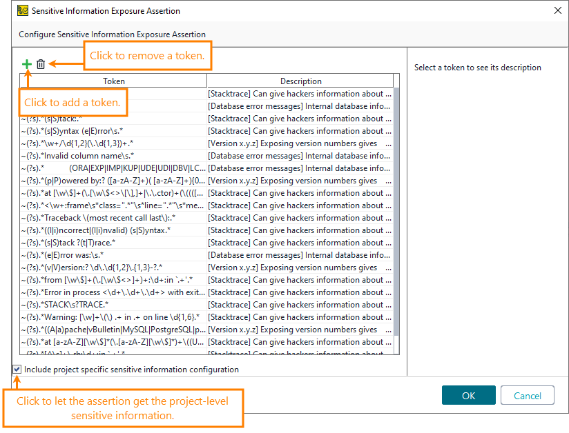 ReadyAPI: Configuring the Sensitive Information Exposure assertion