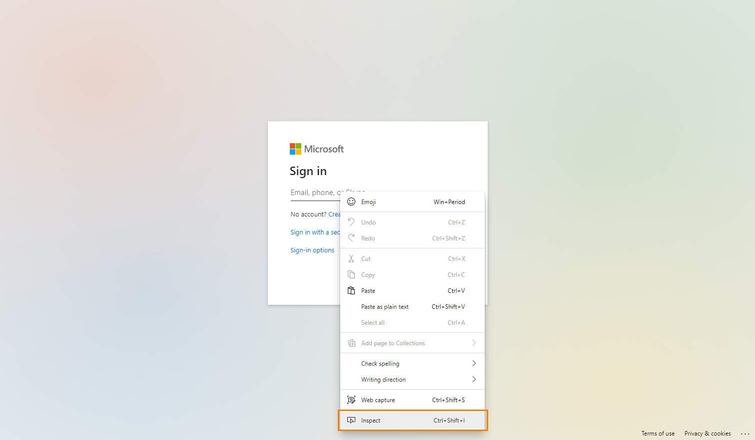 Azure authorization automation in ReadyAPI: Inspect login field