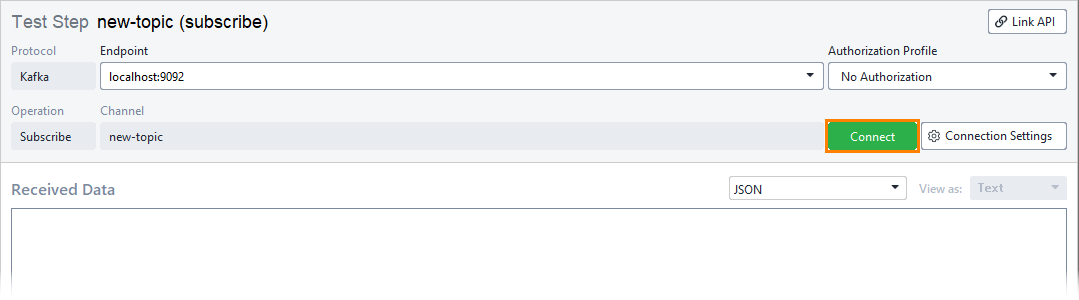 Simulating Kafka consumer: Subscribe to the topic