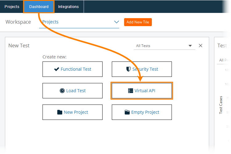 Service virtualization and API testing: Creating a new virtual API