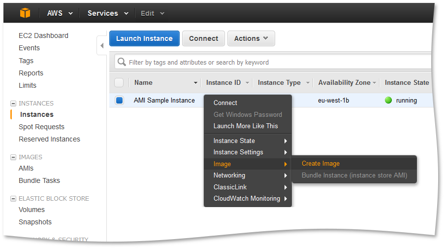 API distributed cloud testing with ReadyAPI: Create Image