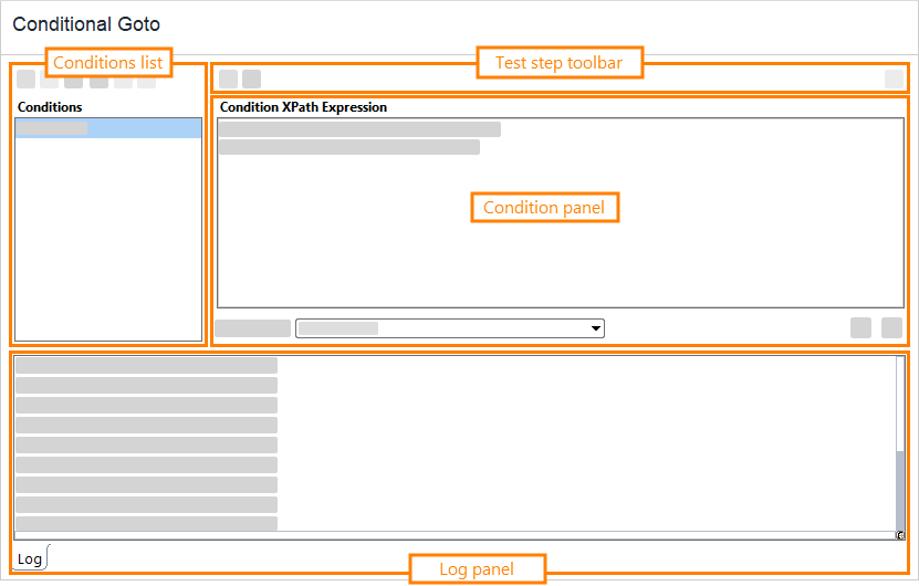Conditional GoTo test step editor
