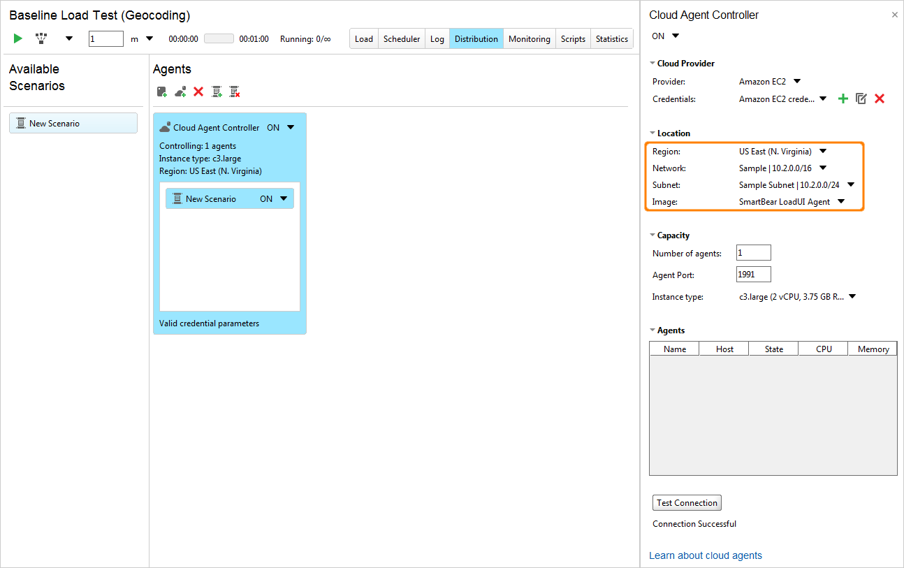 API distributed cloud testing with ReadyAPI: Running Load Tests in a VPC