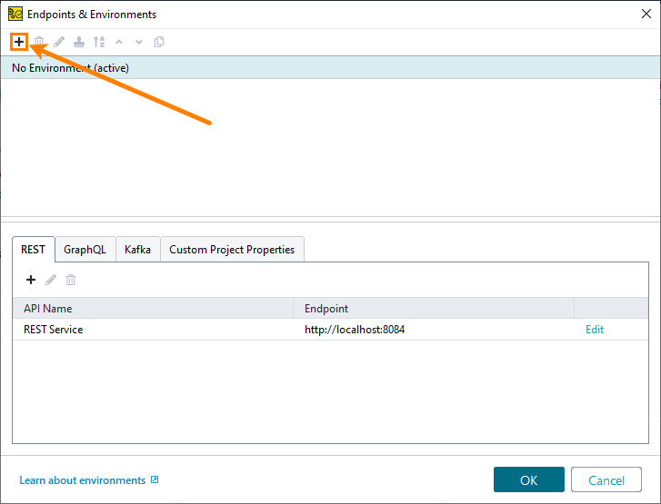 ReadyAPI: Creating the first environment