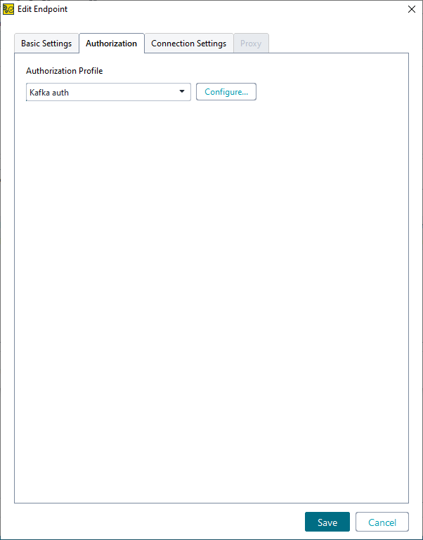 Environments in ReadyAPI: Authorization options in the Endpoints & Environments editor Environments in ReadyAPI: Authorization options in the Endpoints & Environments editor