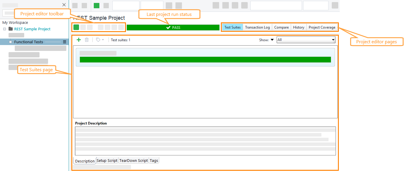 Project editor