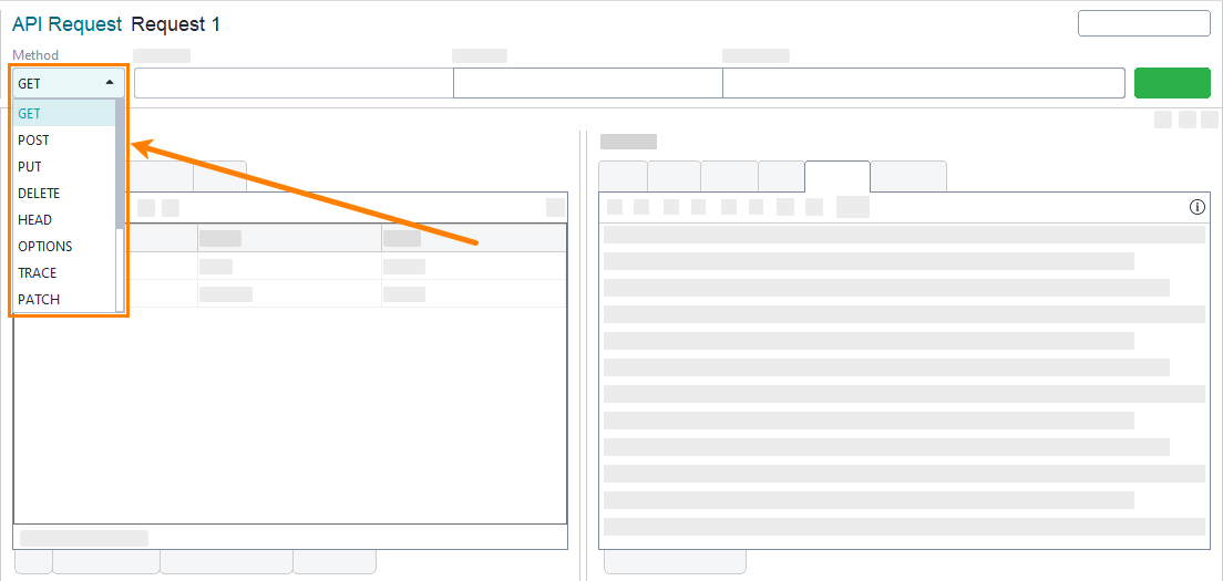 Configire REST request: Change request’s method