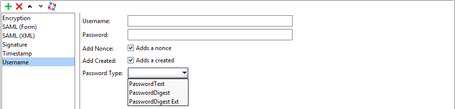Username entries