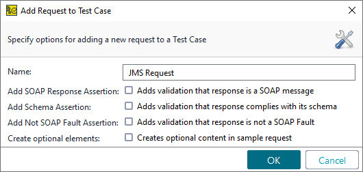 Creating JMS Request for SOAP operation