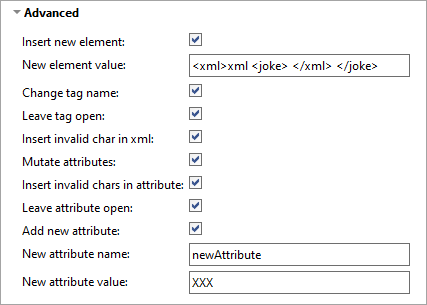 ReadyAPI: Malformed XML scan advanced options ReadyAPI: Malformed XML scan advanced options