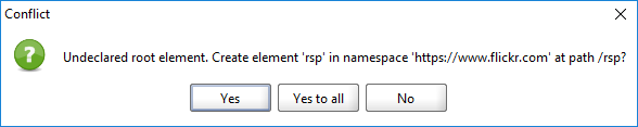 Conflict warning