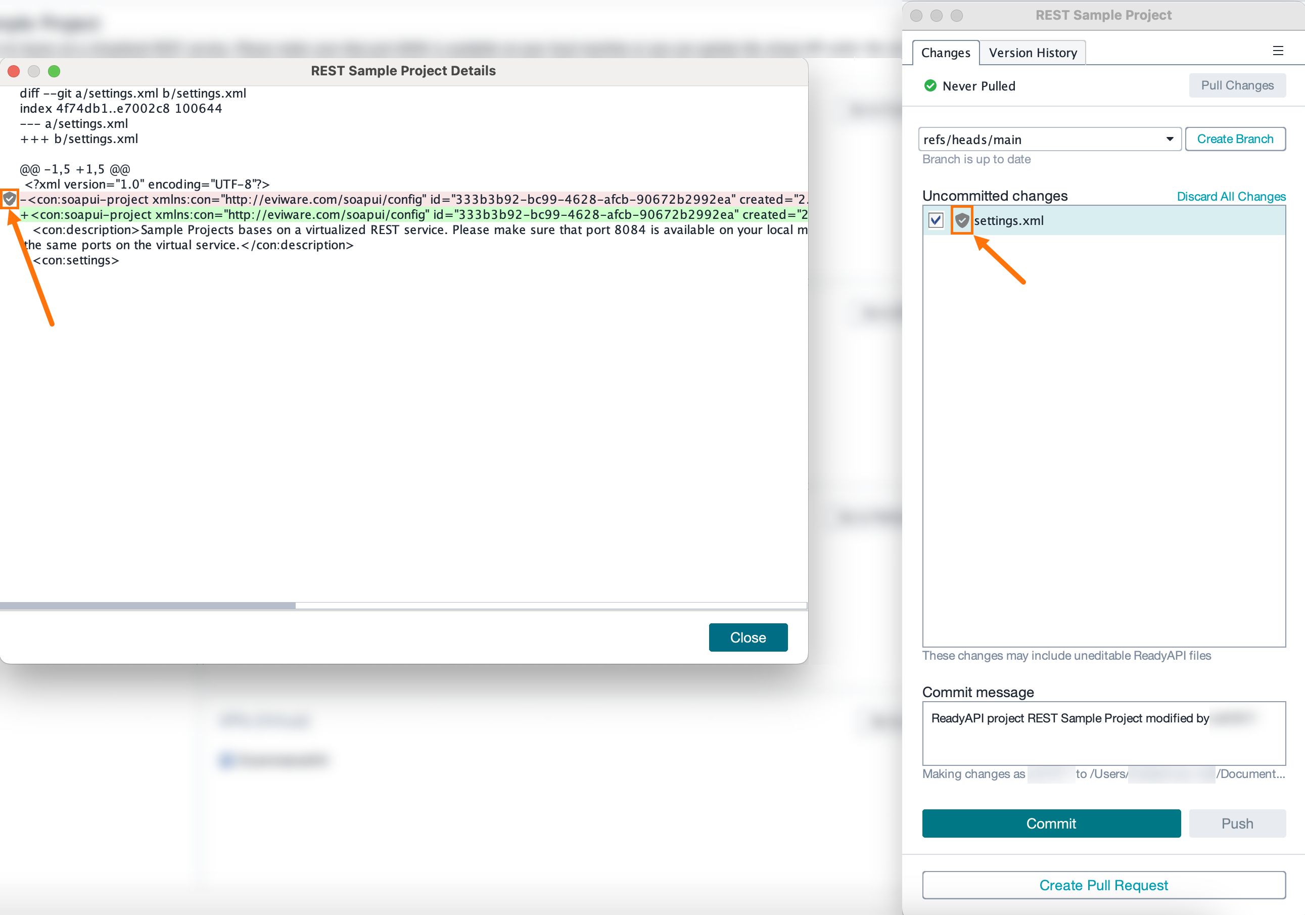 RAPI_screenshot_Git_integration_safe_changes.png