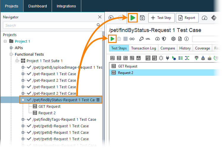 Getting Started With ReadyAPI: Running a Test Case