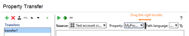 Automated API testing with Ready! API: Sizeable controls