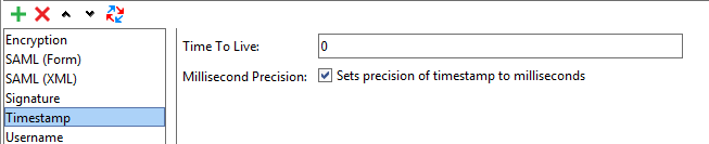 Timestamp entries