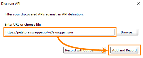 API Discovery: Specify definition API Discovery: Specify definition