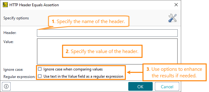 ReadyAPI: Configuring the HTTP Header Equals assertion