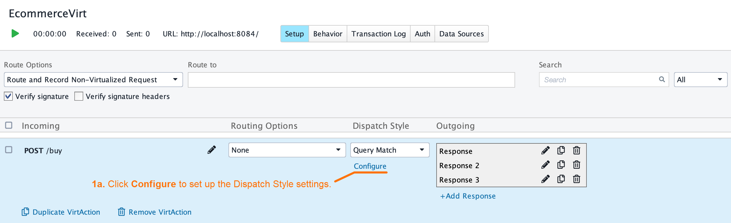 Configuring the Query Match dispatch strategy