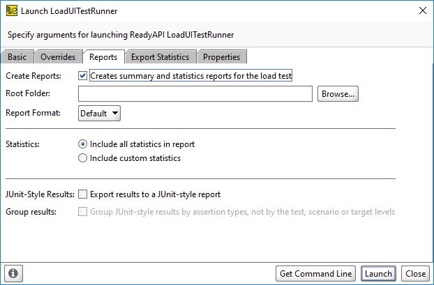 Reports Tab