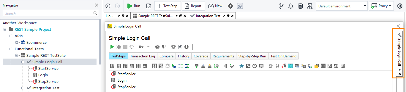Changed tab direction