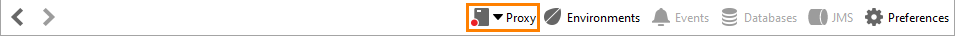 Proxy indicator OFF