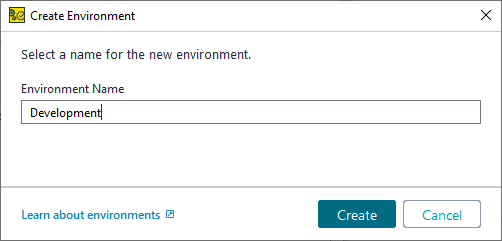 ReadyAPI: Creating an environment