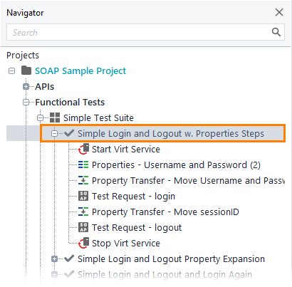 Open a test case