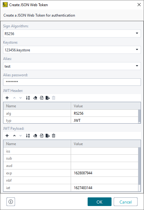 Create JSON Web Token