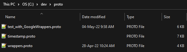 Proto Files