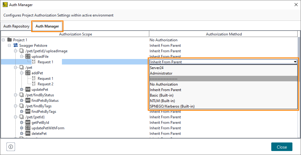 Assigning a profile