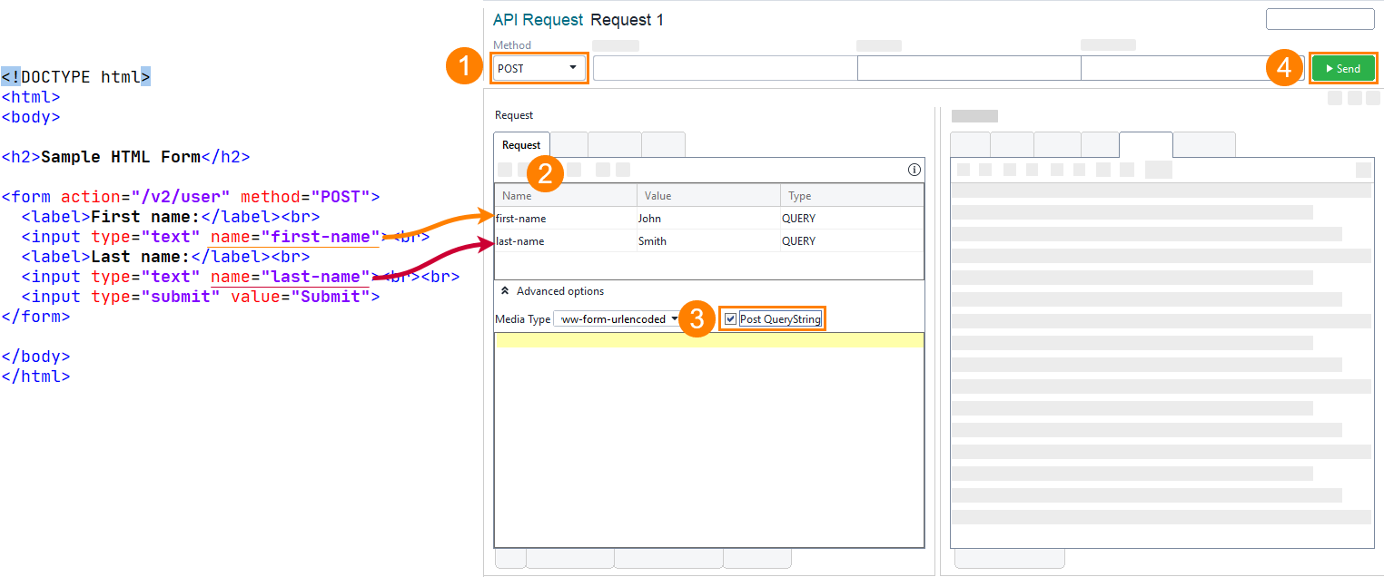 REST testing in ReadyAPI: Simulate HTML form