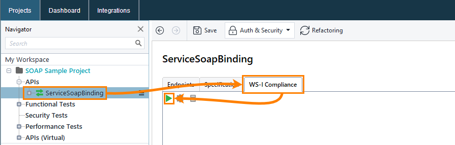 Verifying SOAP API